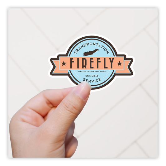 Firefly Transportation Service Die Cut Sticker (4724)