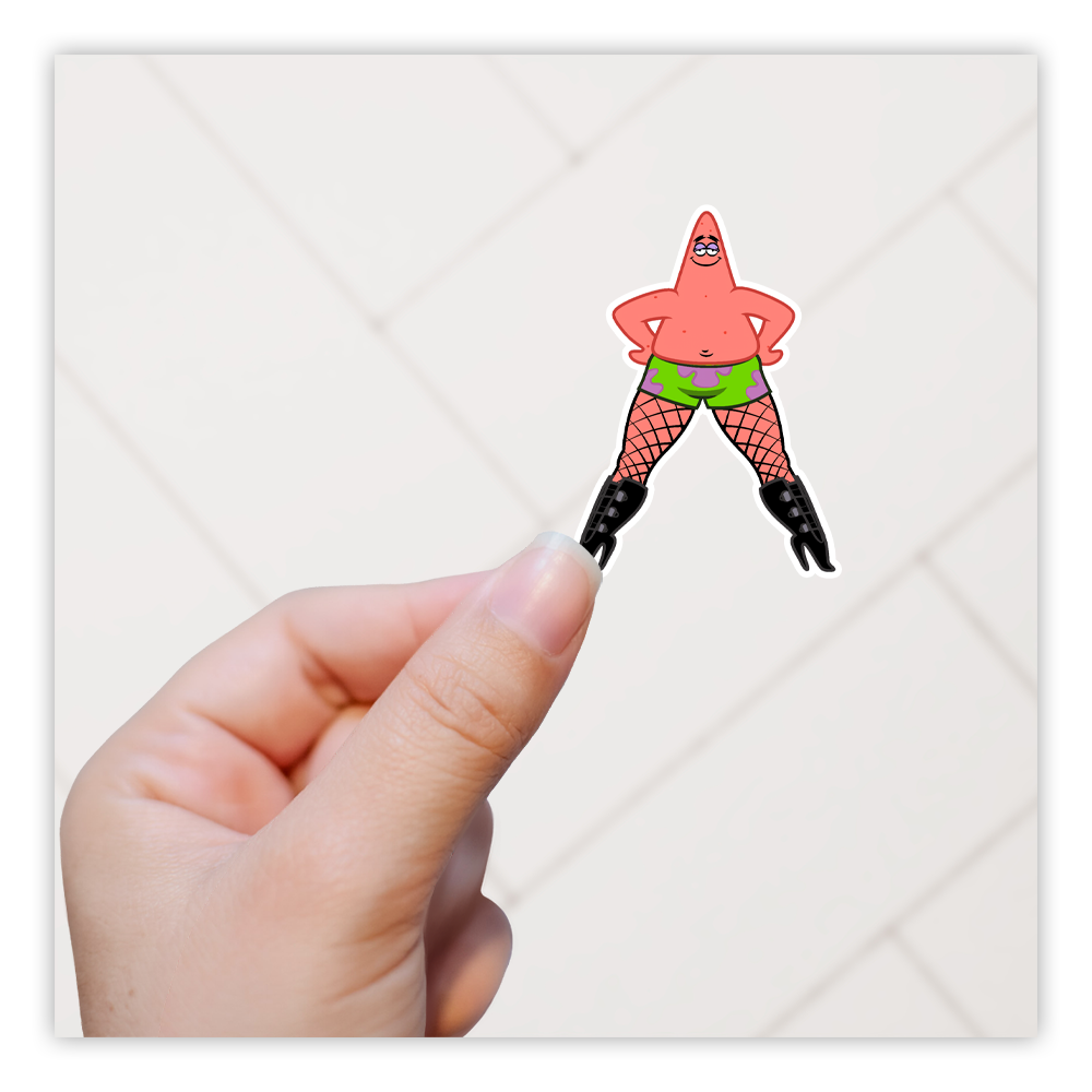 SpongeBob SquarePants Sexy Patrick Starfish Die Cut Sticker (4727)