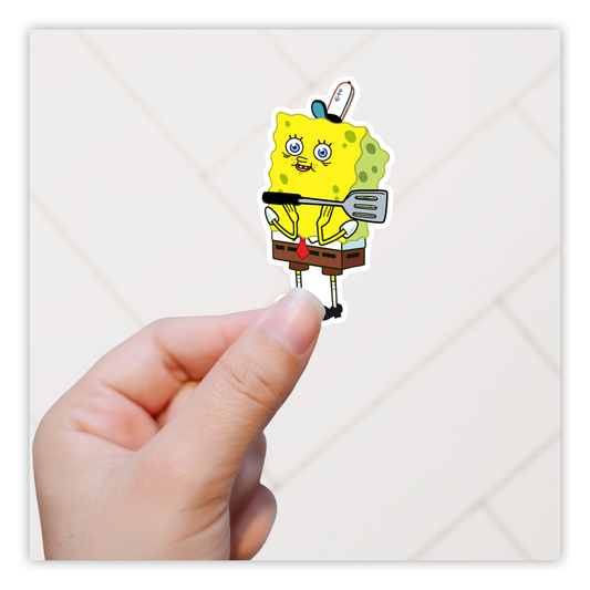 SpongeBob SquarePants Spatula Die Cut Sticker (4728)