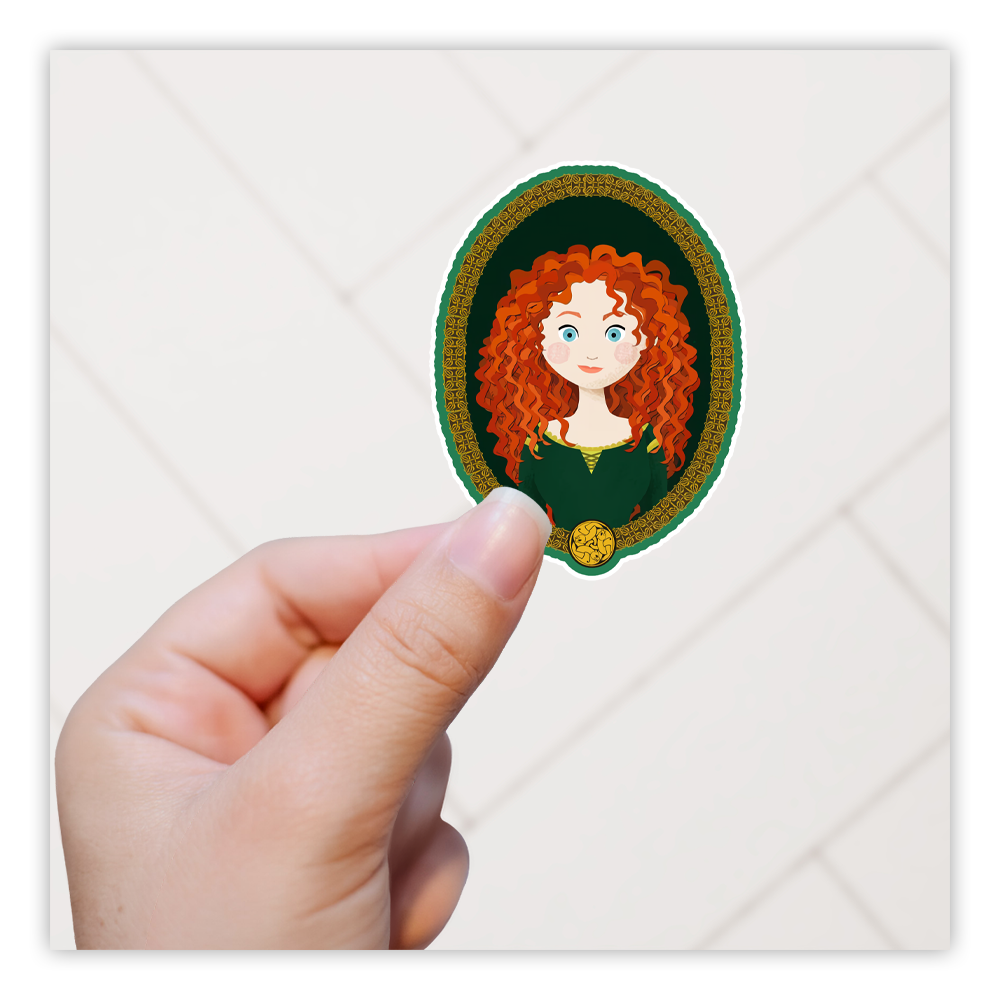 Disney Princess Cameo Merida Brave Die Cut Sticker (4781)
