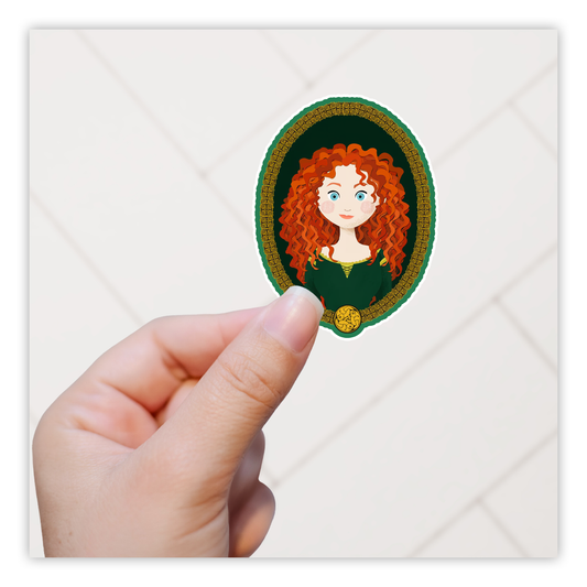 Disney Princess Cameo Merida Brave Die Cut Sticker (4781)