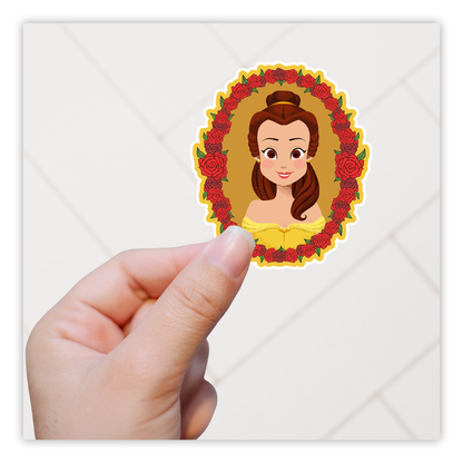 Disney Princess Cameo Belle Beauty and The Beast Die Cut Sticker (4784)