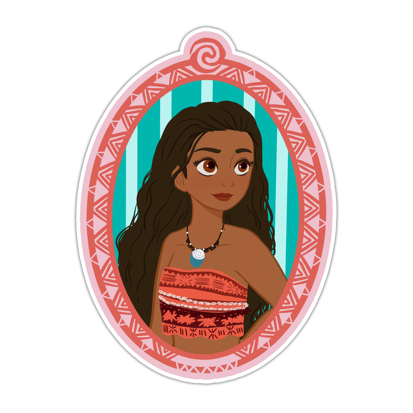 Disney Princess Cameo Moana Die Cut Sticker (4785)
