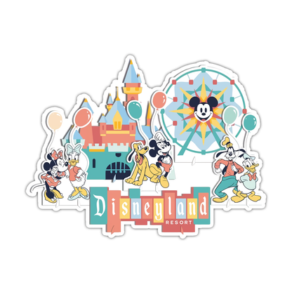 Disneyland Resort Parks Disney California Adventure Die Cut Sticker (4809)