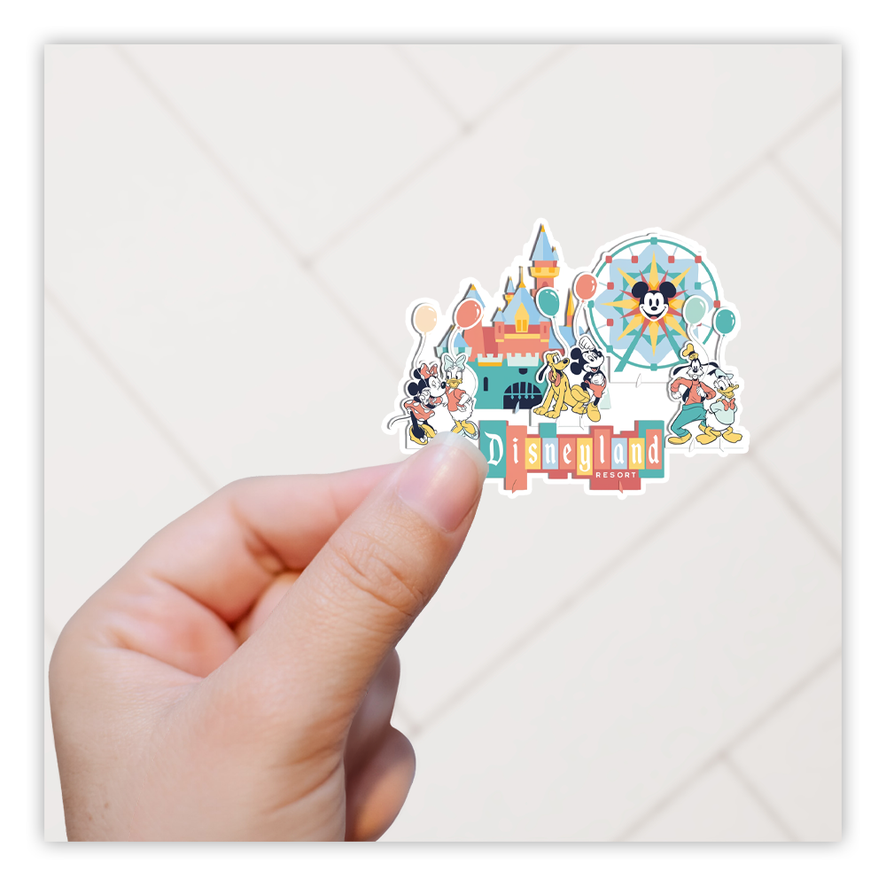 Disneyland Resort Parks Disney California Adventure Die Cut Sticker (4809)