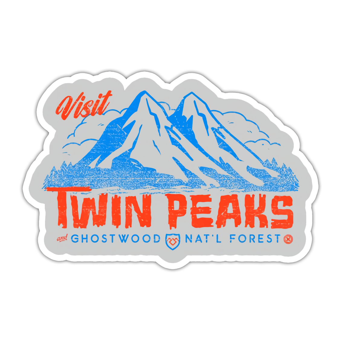 Visit Twin Peaks Ghostwood National Forest Die Cut Sticker (4870)