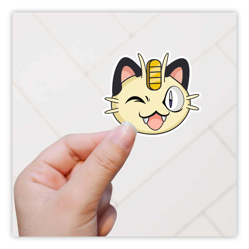 Pokemon Meowth Die Cut Sticker (4876)