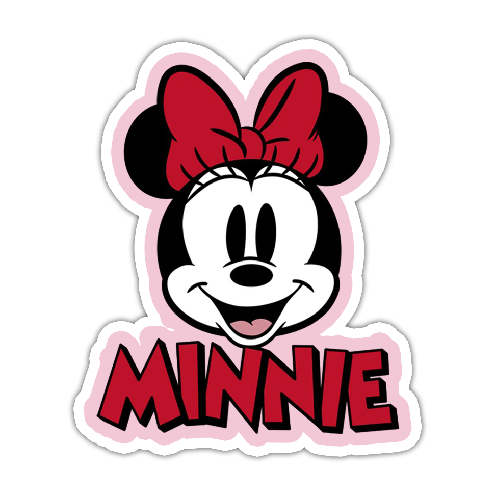 Minnie Mouse Die Cut Sticker (4878)