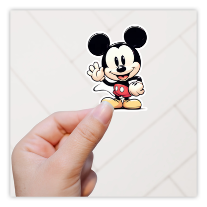 Mickey Mouse Die Cut Sticker (4885)