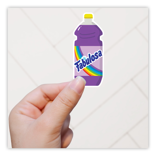 Fabulosa Purple Lavender Cleaner Die Cut Sticker (4888)