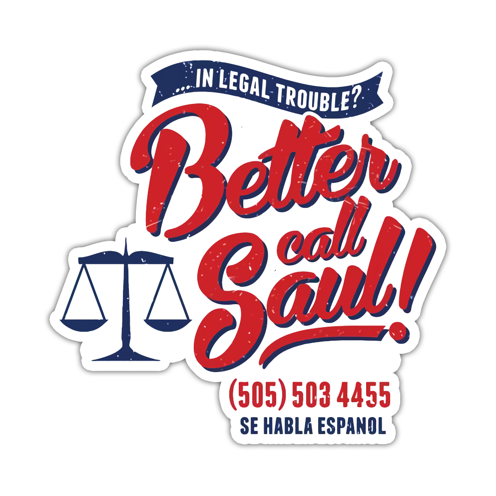 Better Call Saul Die Cut Sticker (4891)