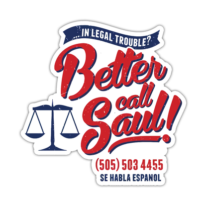 Better Call Saul Die Cut Sticker (4891)