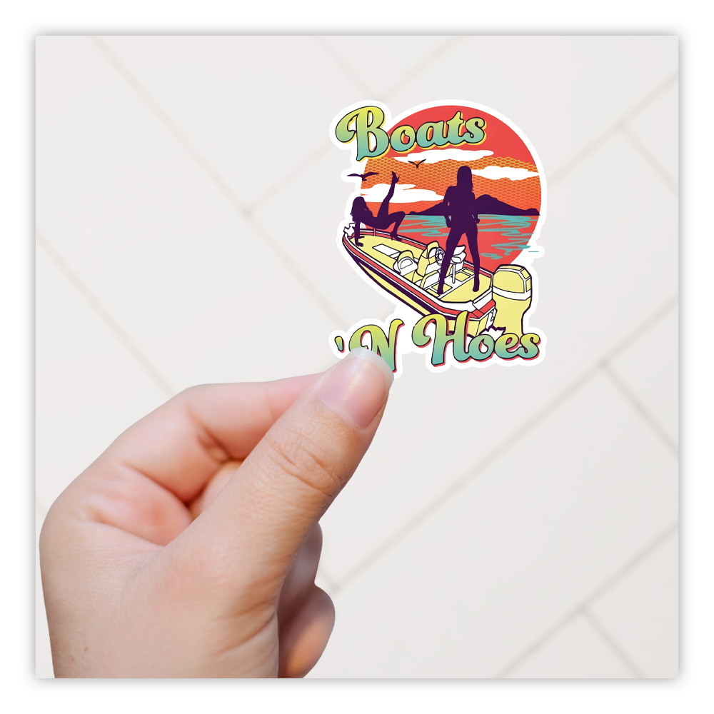 Stepbrothers Boats 'N Hoes Die Cut Sticker (4892)