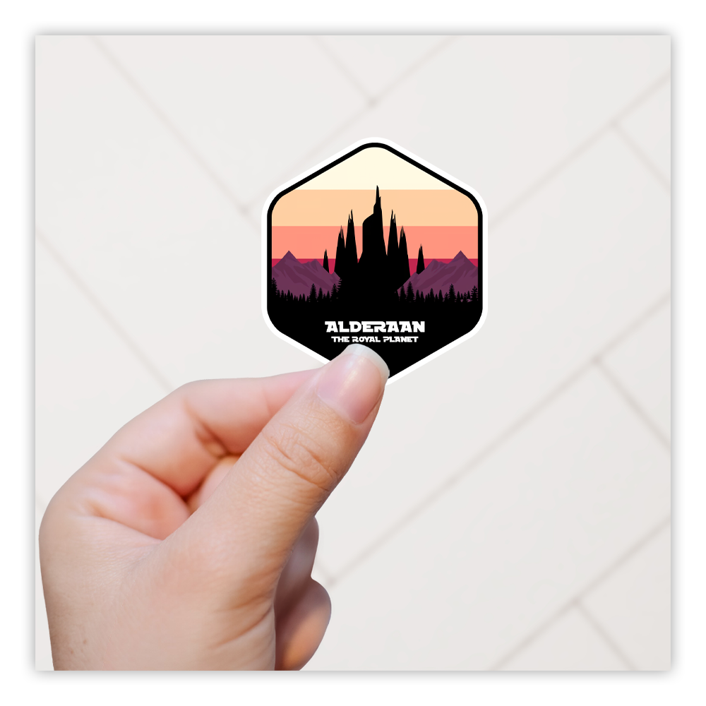 Star Wars Alderaan Planet Patch Die Cut Sticker (4899)