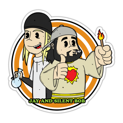 Jay & Silent Bob Die Cut Sticker (4901)