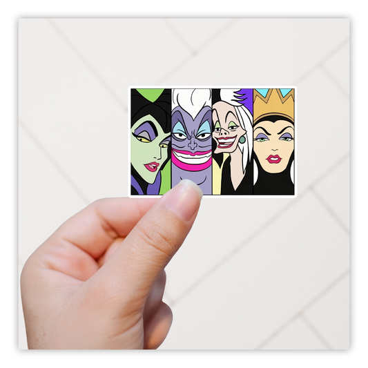 Disney Female Villains Die Cut Sticker (4910)