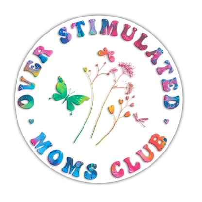 Over Stimulated Moms Club Die Cut Sticker (4915)