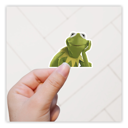 Unimpressed Kermit The Frog Die Cut Sticker (4916)