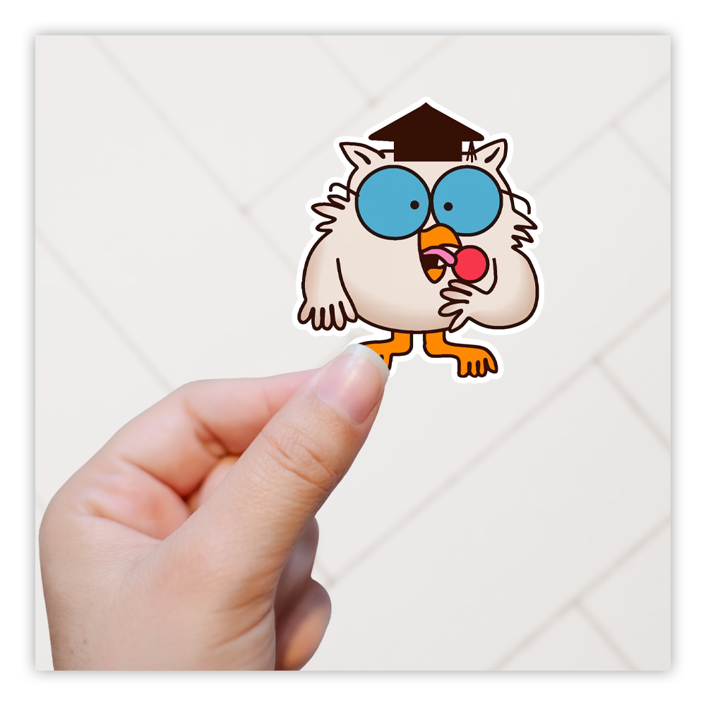 Tootsie Pop Owl Die Cut Sticker (4924)