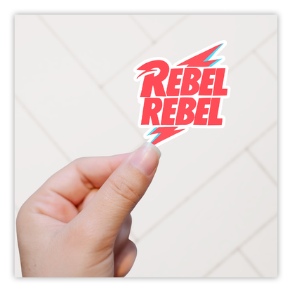 David Bowie Rebel Rebel Die Cut Sticker (4927)