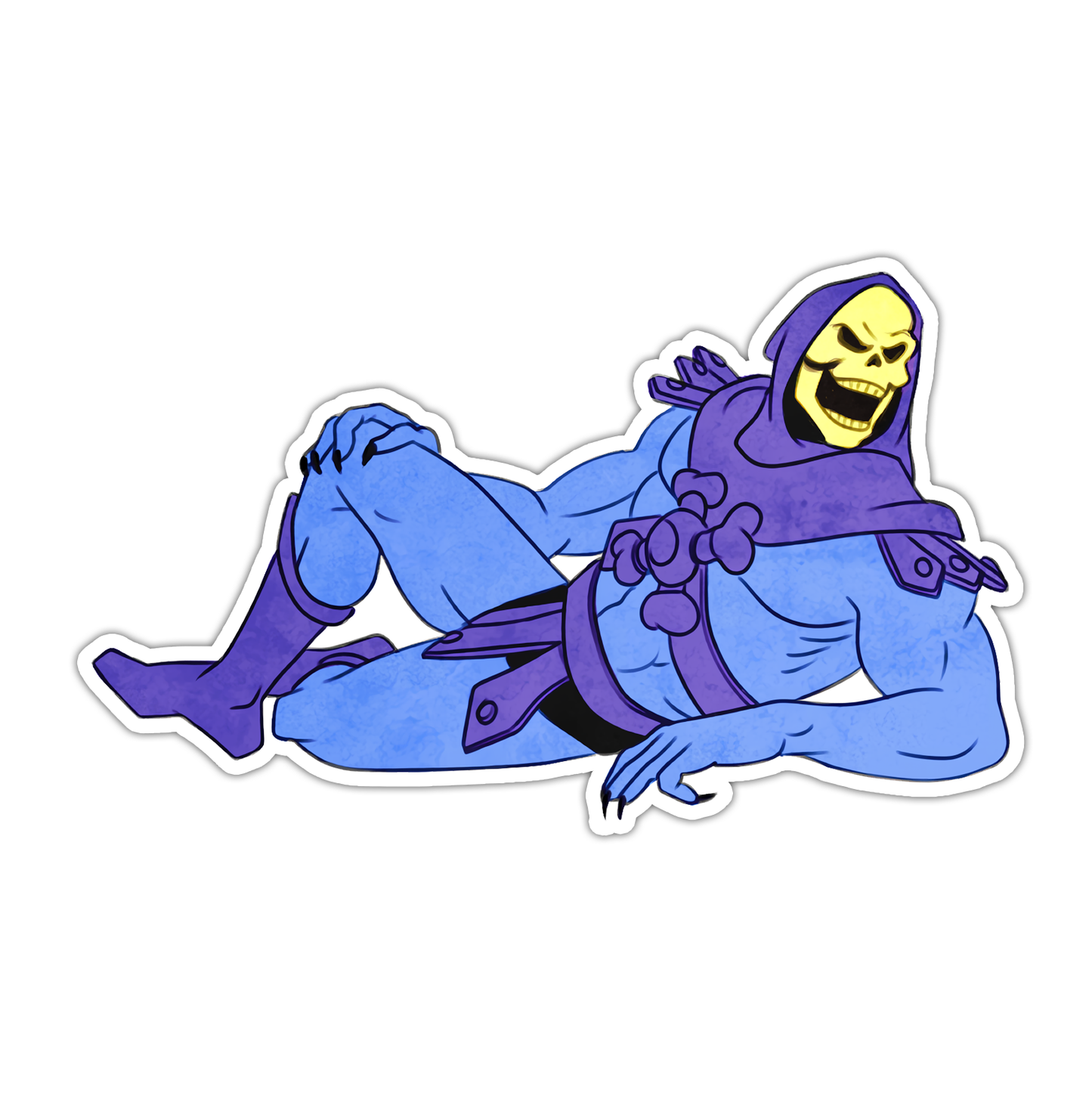 He-Man Skeletor Laying Down Die Cut Sticker (4932)
