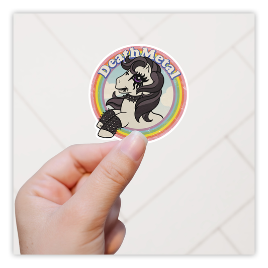 Death Metal My Little Pony MLP Die Cut Sticker (4933)