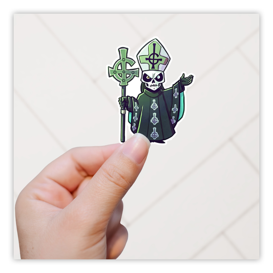 Ghost Papa Nihil Die Cut Sticker (4938)