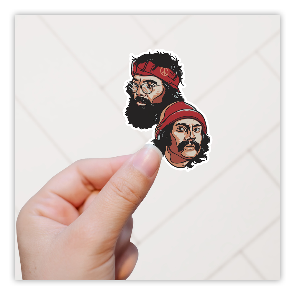 Cheech and Chong Die Cut Sticker (4951)