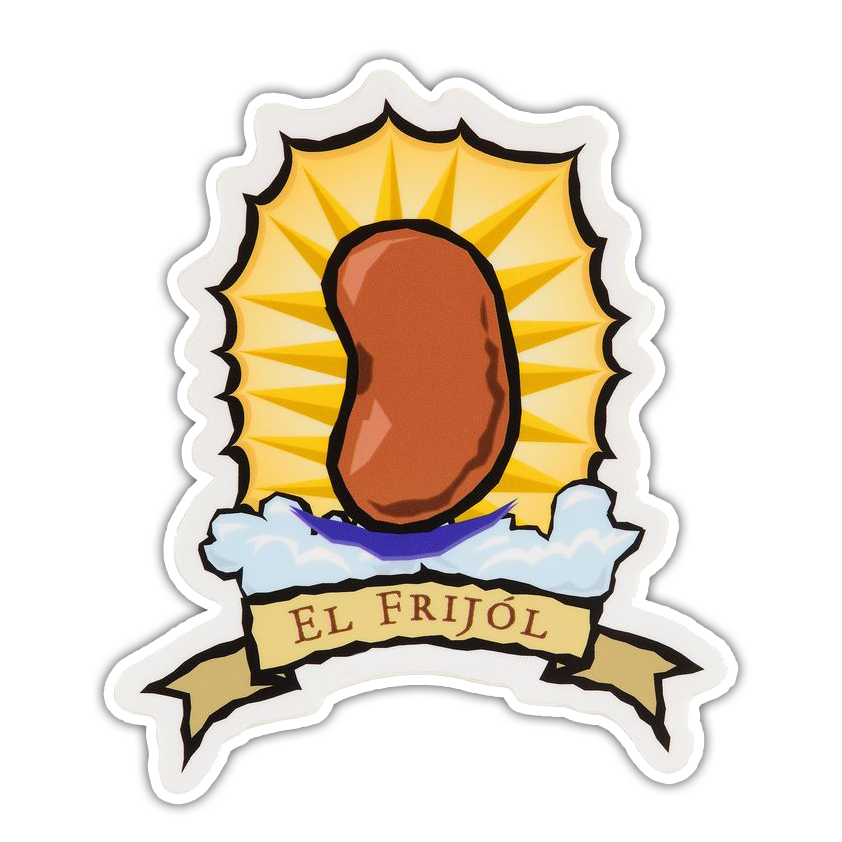 Holy Frijole El Frijol Die Cut Sticker (4968)