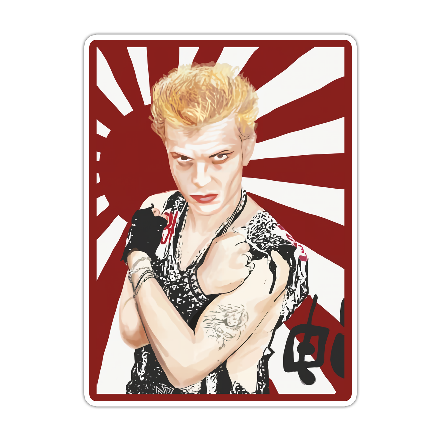 Billy Idol Die Cut Sticker (4973)