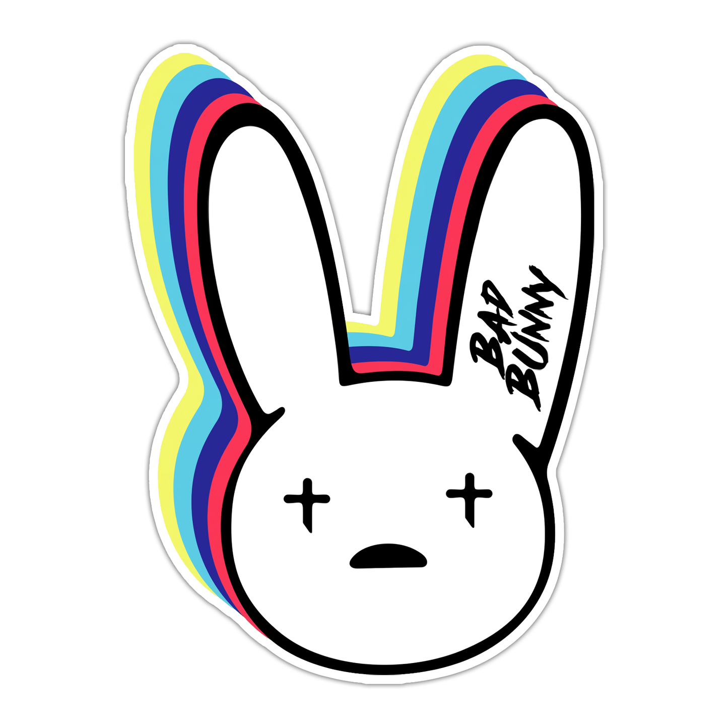 Bad Bunny Die Cut Sticker (4978)