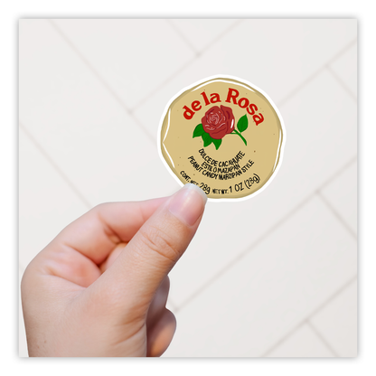 de la Rosa Peanut Candy Die Cut Sticker (4983)