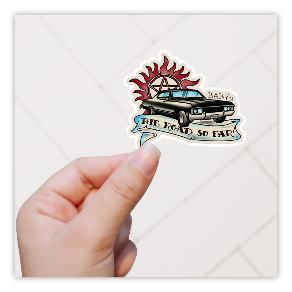 Supernatural The Road So Far Baby Die Cut Sticker (4984)