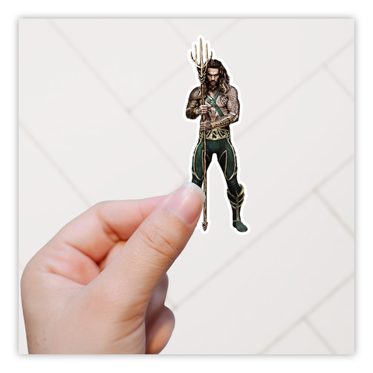 Aquaman Jason Momoma Die Cut Sticker (4995)