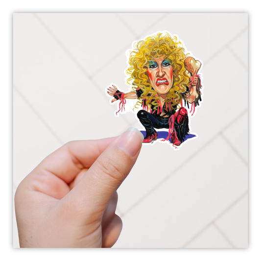 Dee Snider Twisted Sister Die Cut Sticker (5001)