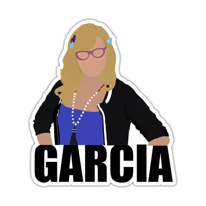 Criminal Minds Garcia Die Cut Sticker (5002)