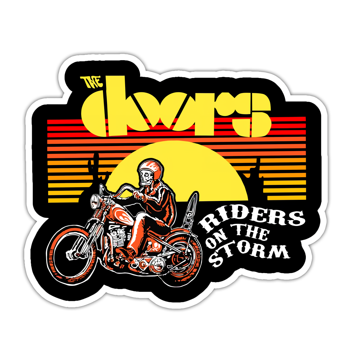 The Doors Riders On The Storm Die Cut-plakker (5003)