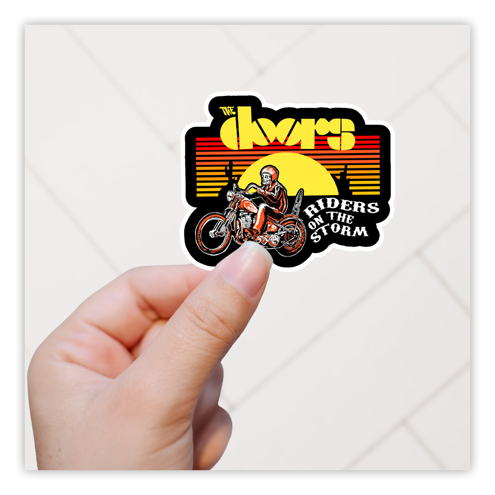 The Doors Riders On The Storm Die Cut Sticker (5003)