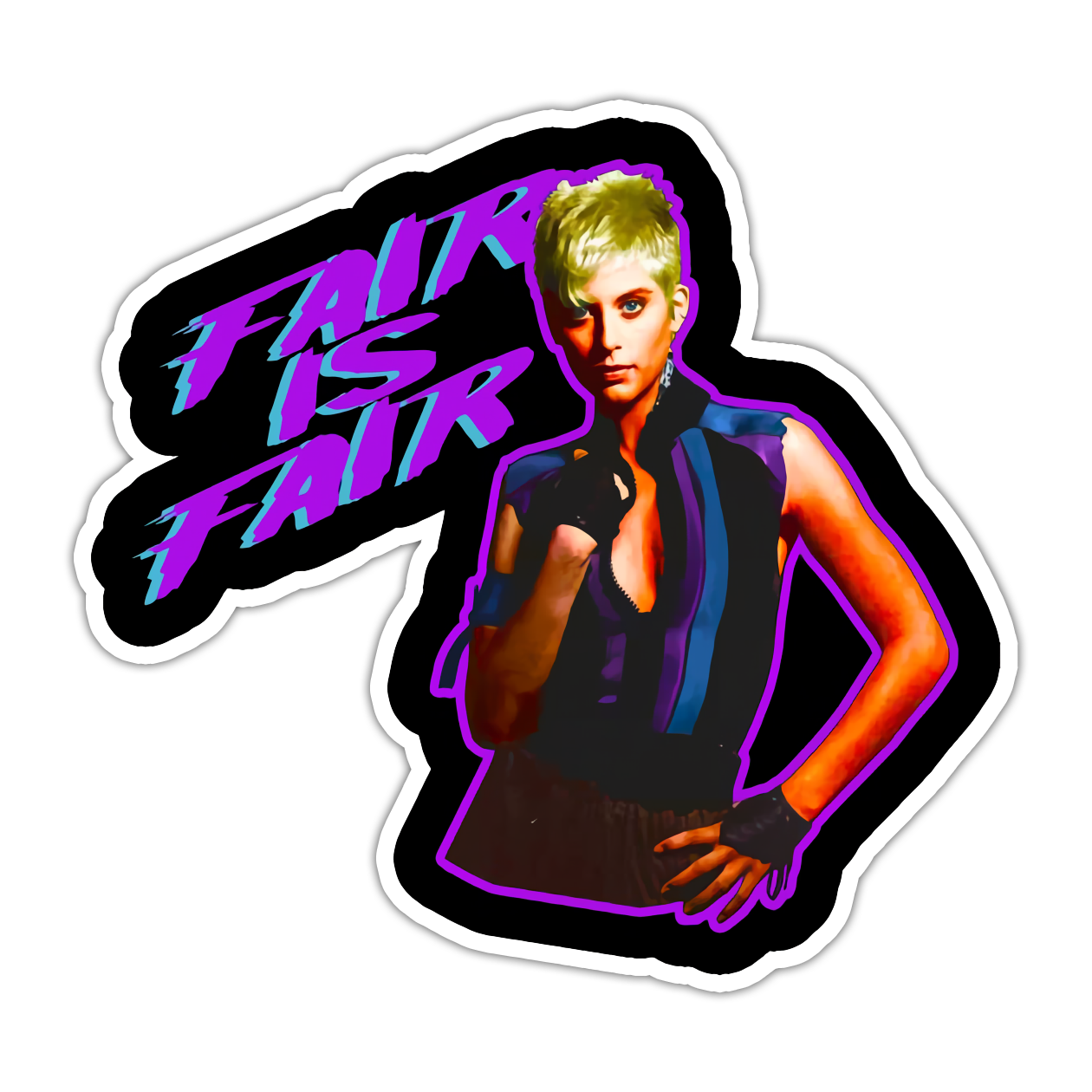 Legend Of Billie Jean Fair Is Fair Die Cut Sticker (5010)