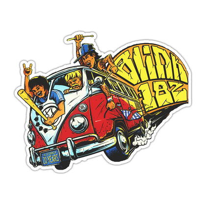 Blink-182 Bus Die Cut Sticker (5011)