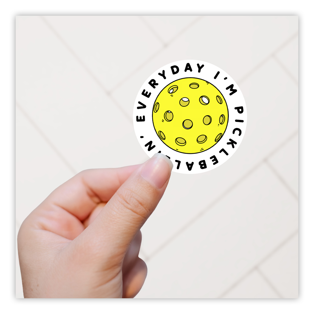 Pickleball Die Cut Sticker (5014)