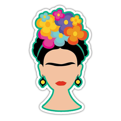 Frida Kahlo Die Cut Sticker (5017)