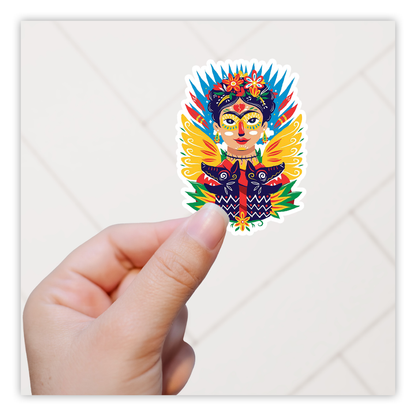 Frida Kahlo Die Cut Sticker (5019)