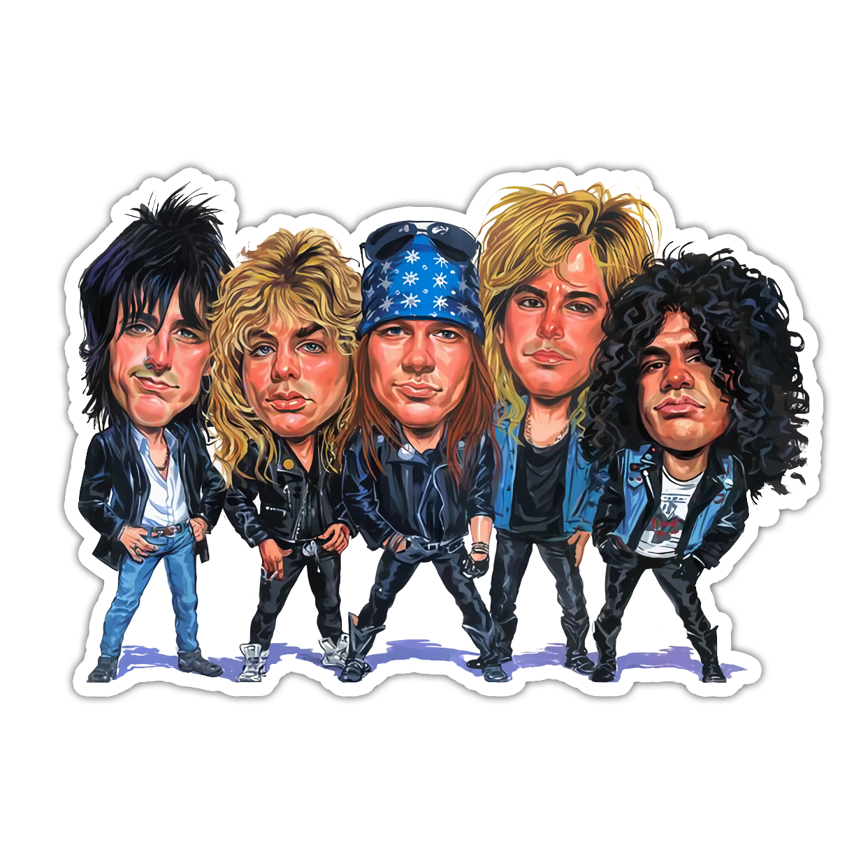 Guns N Roses Die Cut-plakker (5021)