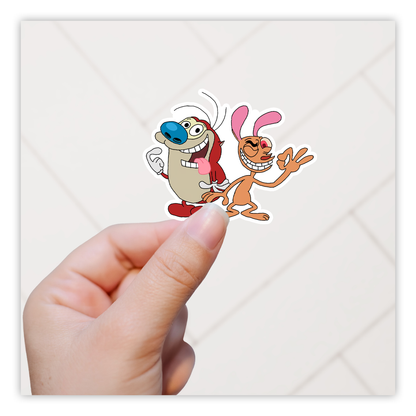 Ren & Stimpy Die Cut Sticker (5028)