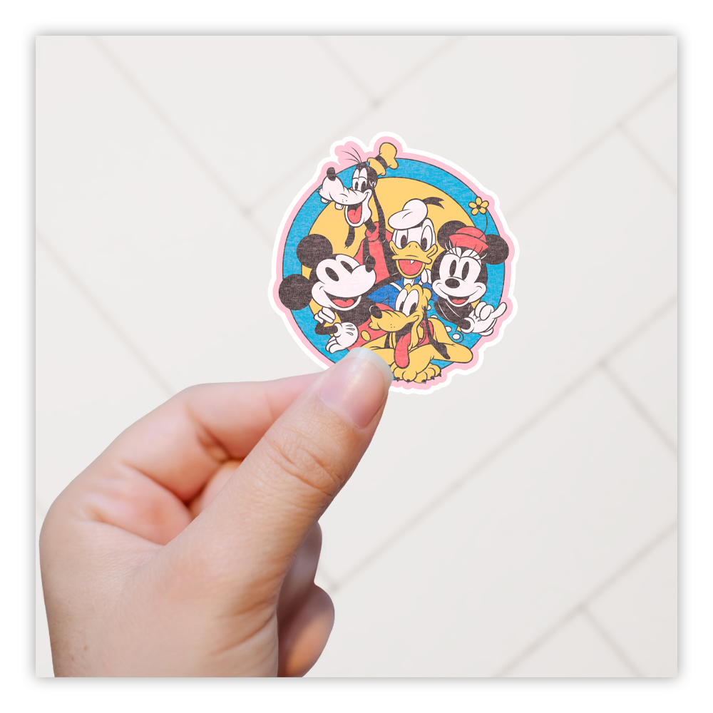 Mickey and Pals Fab 5 Die Cut Sticker (5041)