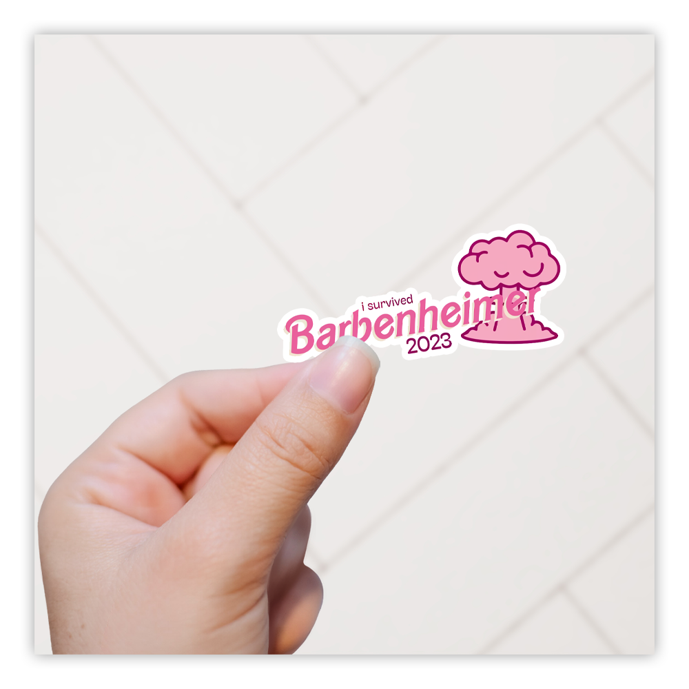 I Survived Barbenheimer 2023 Die Cut Sticker (5058)