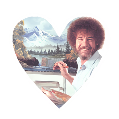 Bob Ross Die Cut Sticker (5060)