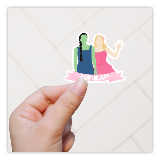 Wicked Popular Glinda Elphaba Die Cut Sticker (5065)