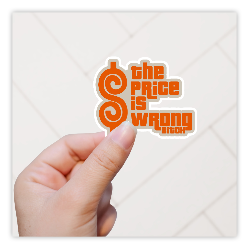 Happy Gilmore The Price Is Wrong Die Cut Sticker (5067)